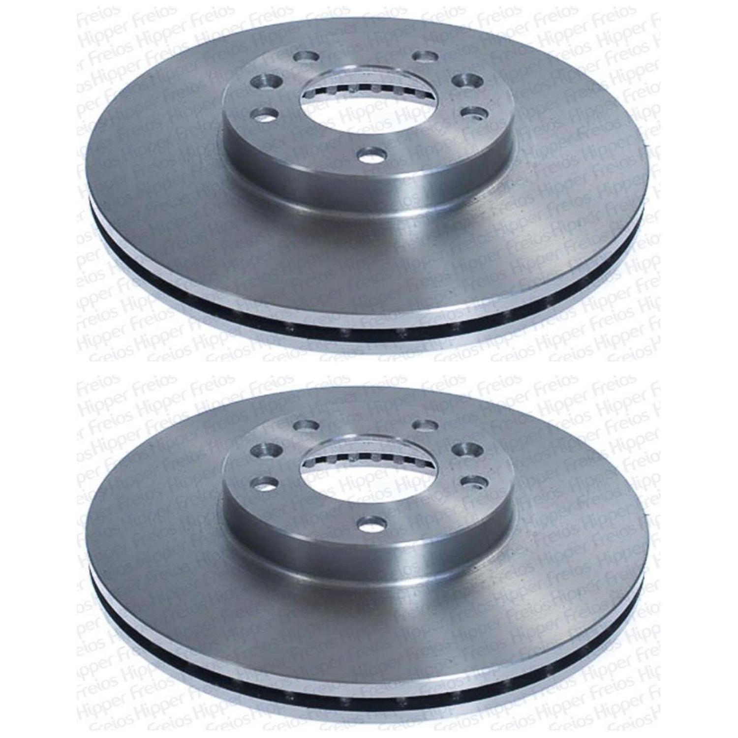 Par Disco Freio Dianteiro - Hipper Freios - HF 53E - (1)