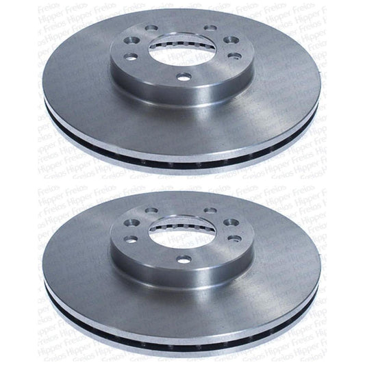 Par Disco Freio Dianteiro - Hipper Freios - HF 53E - (1)