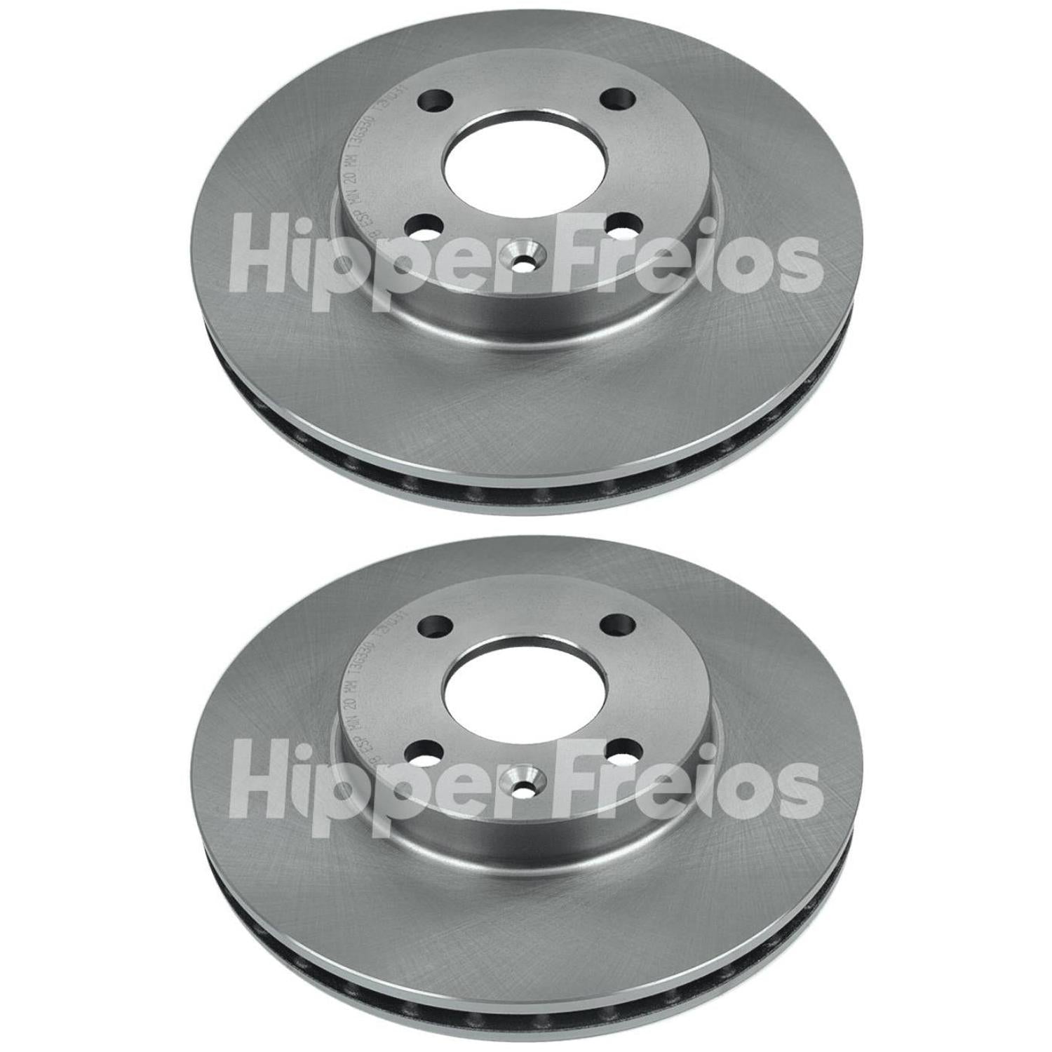 Par Disco Freio Dianteiro - Hipper Freios - HF 52B - (1)