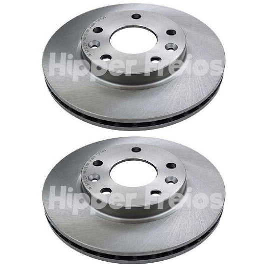 Par Disco Freio Dianteiro - Hipper Freios - HF 571A - (1)