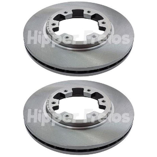 Par Disco Freio Dianteiro - Hipper Freios - HF 600 - (1)
