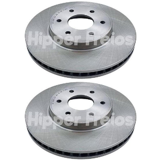 Par Disco Freio Dianteiro - Hipper Freios - HF 600B - (1)