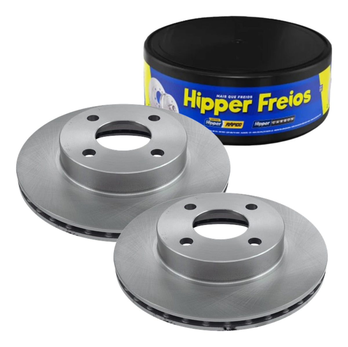 Par Disco Freio Dianteiro - Hipper Freios - HF 609 - (1)