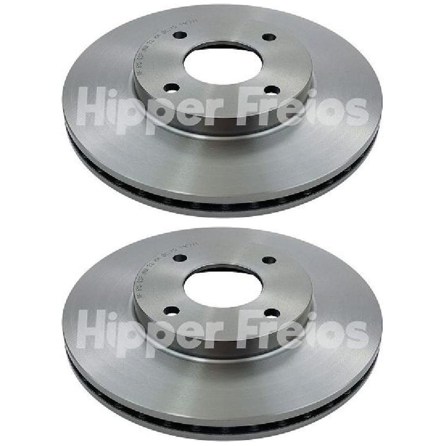 Par Disco Freio Dianteiro - Hipper Freios - HF 615 - (1)