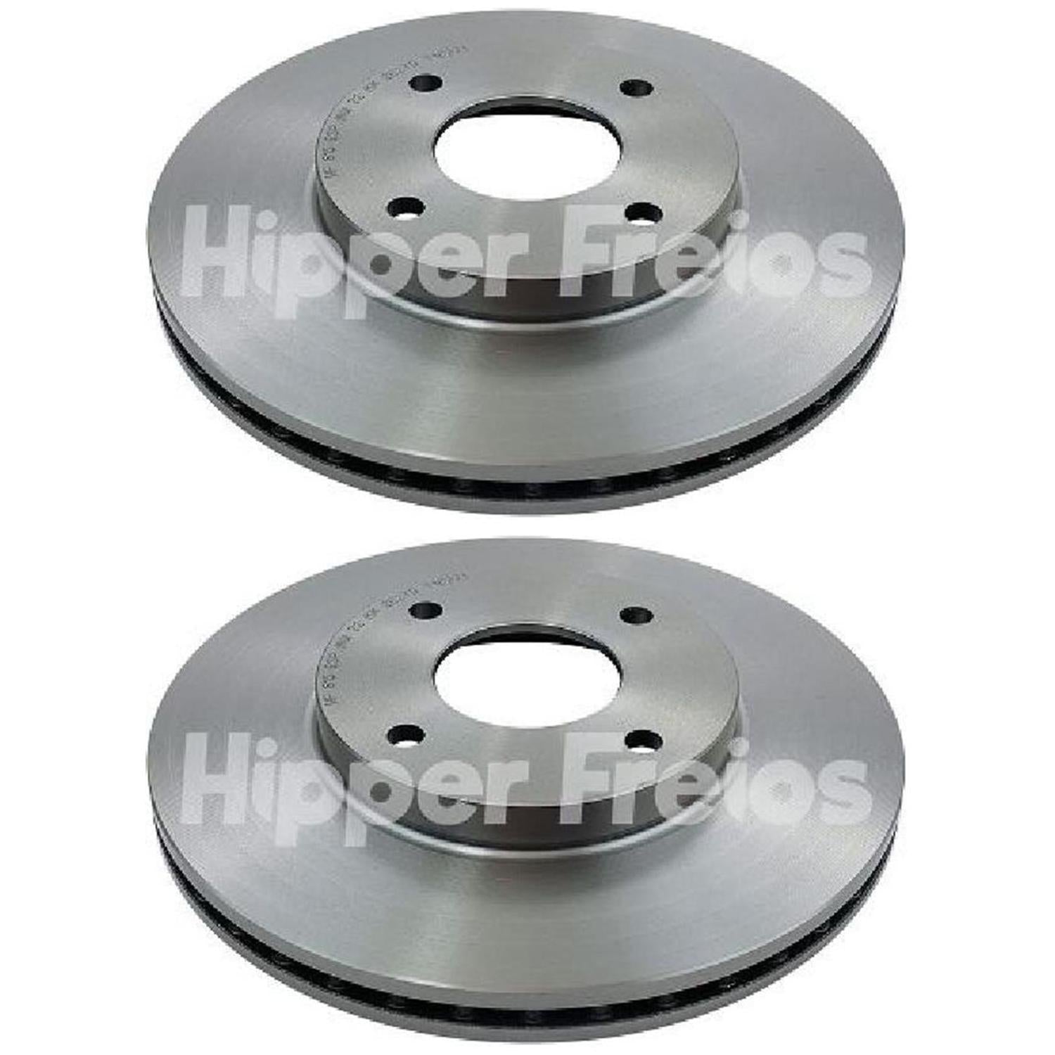 Par Disco Freio Dianteiro - Hipper Freios - HF 615 - (1)