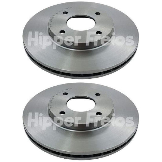 Par Disco Freio Dianteiro - Hipper Freios - HF 615 - (1)