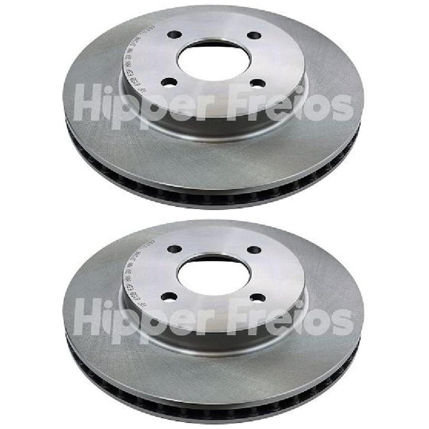 Par Disco Freio Dianteiro - Hipper Freios - HF 615B - (1)
