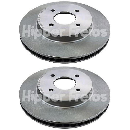 Par Disco Freio Dianteiro - Hipper Freios - HF 615B - (1)