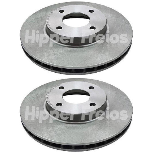 Par Disco Freio Dianteiro - Hipper Freios - HF 615D - (1)