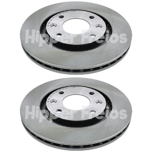 Par Disco Freio Dianteiro - Hipper Freios - HF 697 - (1)