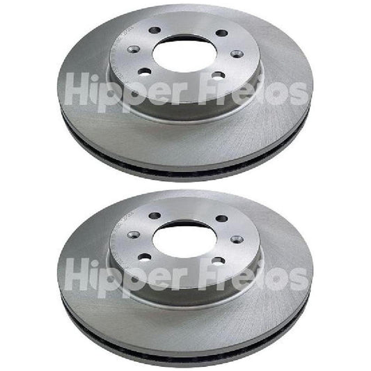 Par Disco Freio Dianteiro - Hipper Freios - HF 700 - (1)