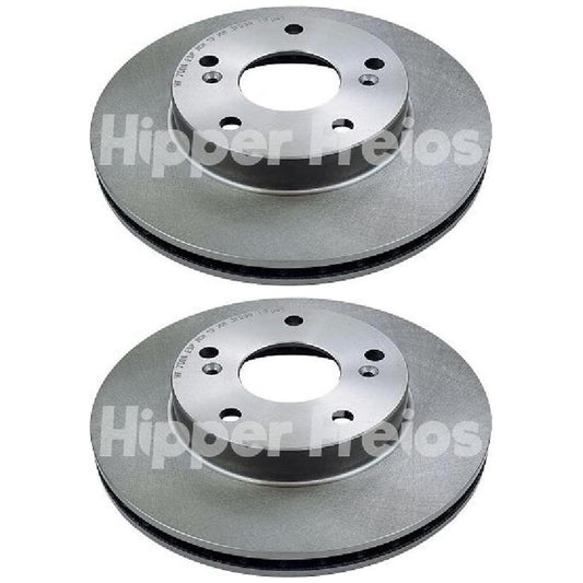 Par Disco Freio Dianteiro - Hipper Freios - HF 700A - (1)