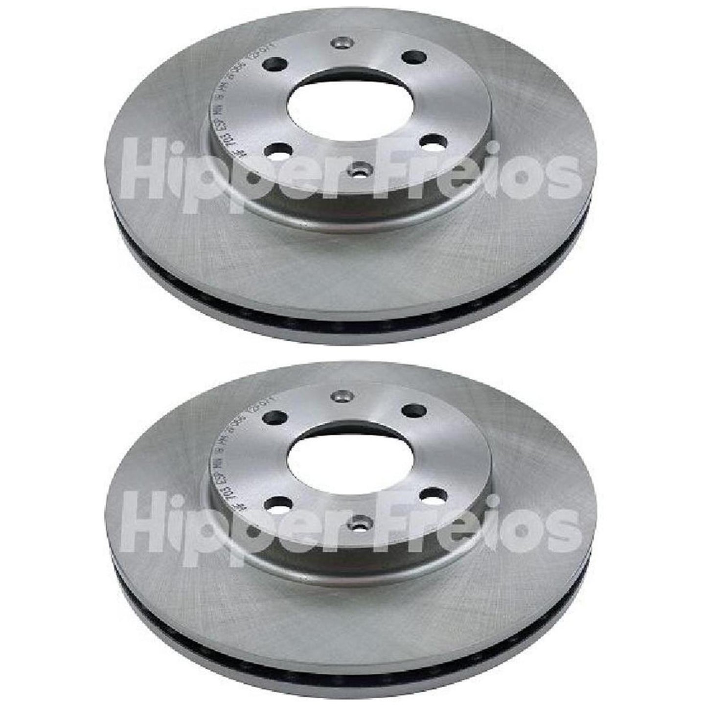 Par Disco Freio Dianteiro - Hipper Freios - HF 703 - (1)