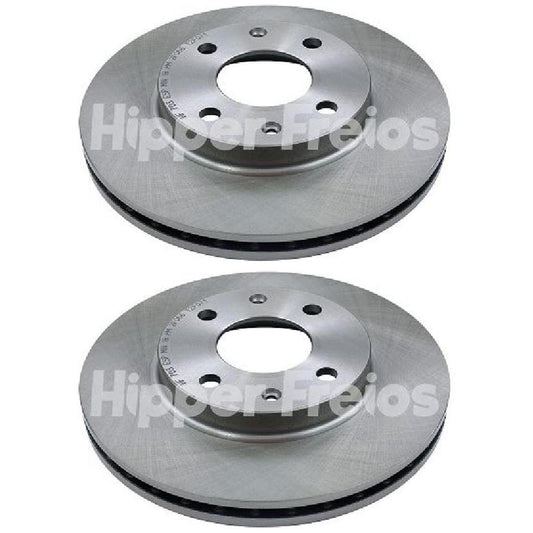 Par Disco Freio Dianteiro - Hipper Freios - HF 703 - (1)