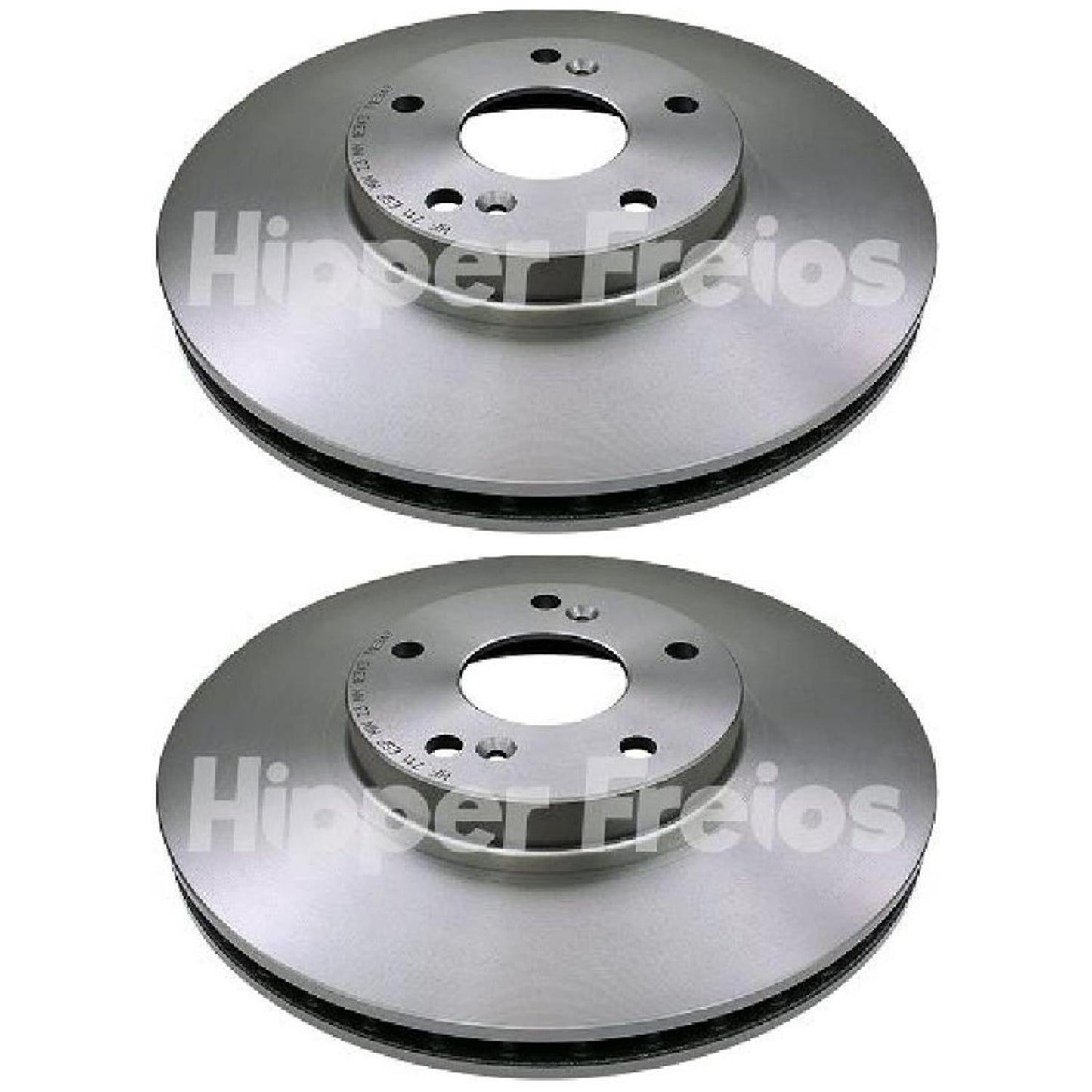 Par Disco Freio Dianteiro - Hipper Freios - HF 711 - (1)