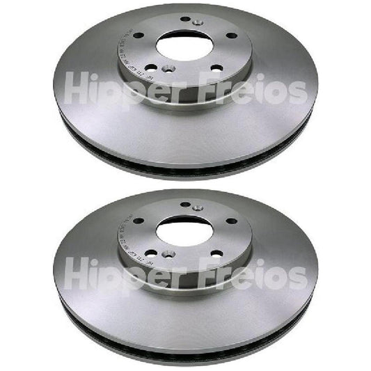 Par Disco Freio Dianteiro - Hipper Freios - HF 711 - (1)