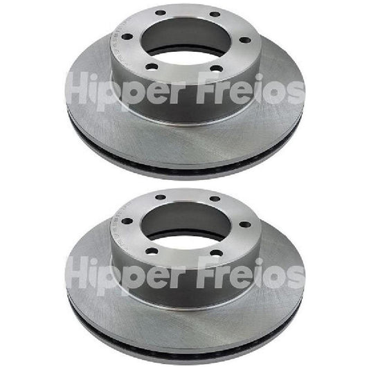Par Disco Freio Dianteiro - Hipper Freios - HF 719A - (1)