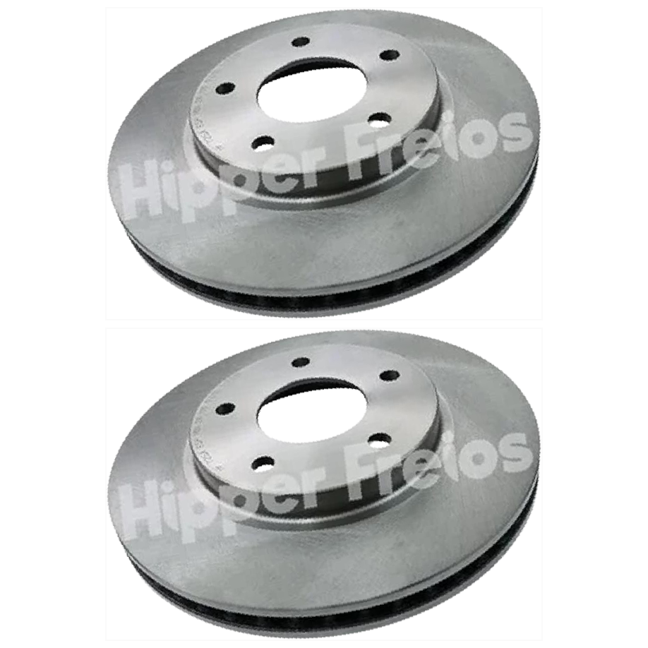 Par Disco Freio Dianteiro - Hipper Freios - HF 725A - (1)