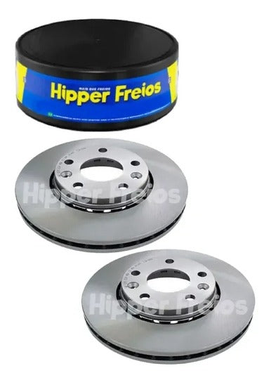 Par Disco Freio Dianteiro - Hipper Freios - HF 730C - (1)