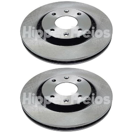 Par Disco Freio Dianteiro - Hipper Freios - HF 750 - (1)