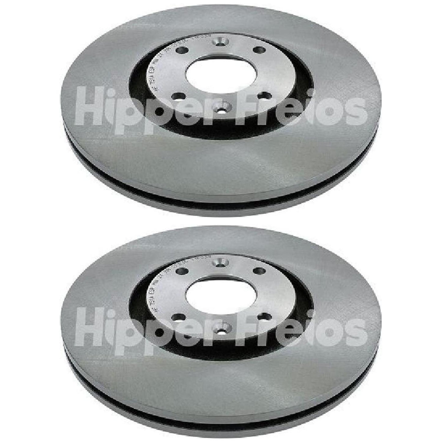 Par Disco Freio Dianteiro - Hipper Freios - HF 751A - (1)