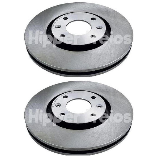 Par Disco Freio Dianteiro - Hipper Freios - HF 752 - (1)