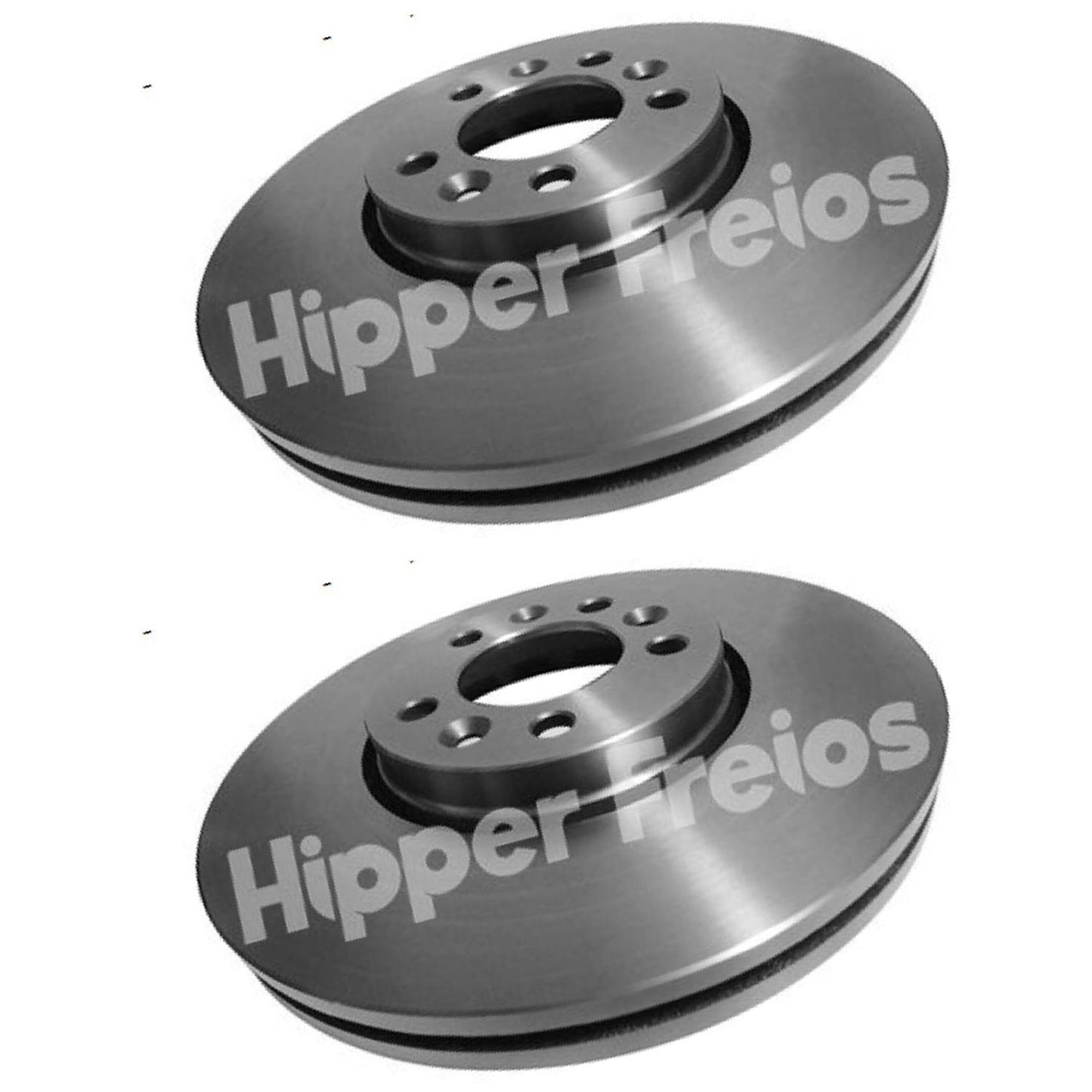 Par Disco Freio Dianteiro - Hipper Freios - HF 752A - (1)