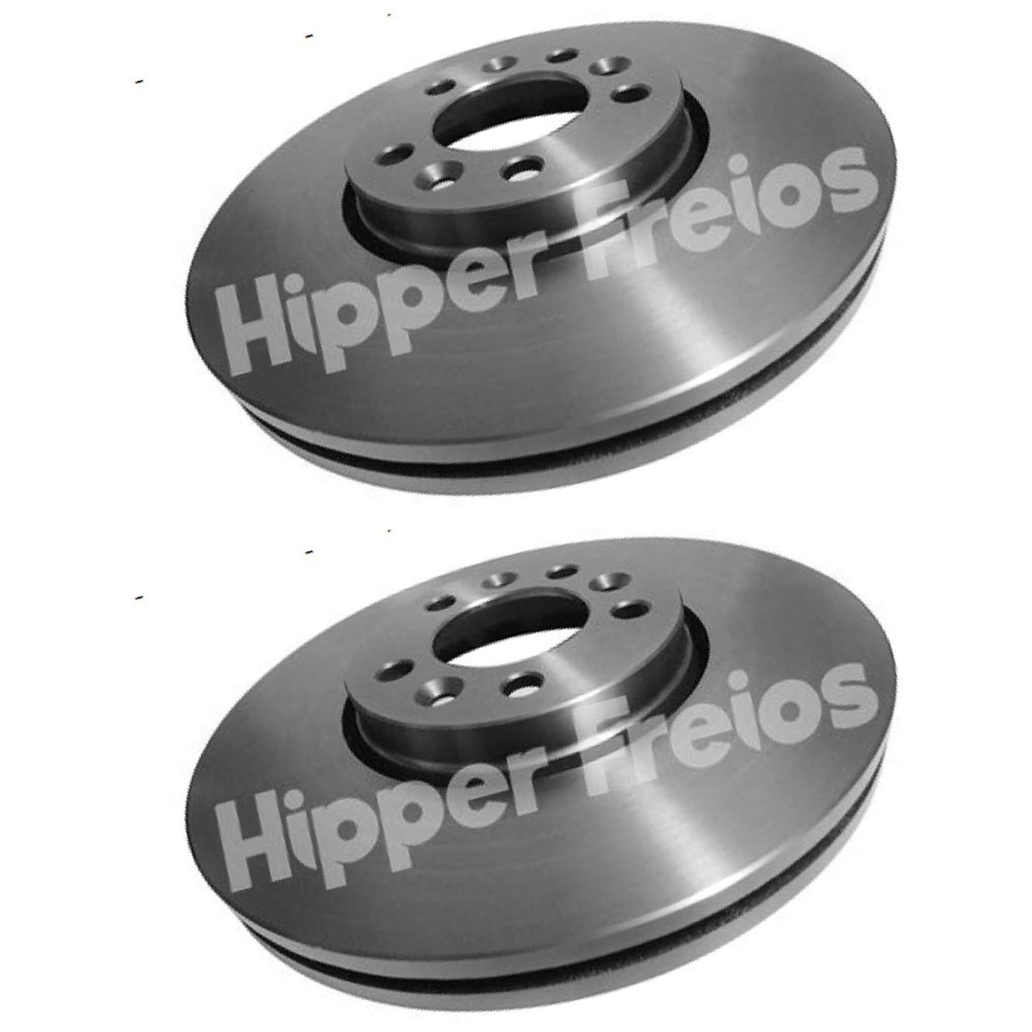 Par Disco Freio Dianteiro - Hipper Freios - HF 752A - (1)