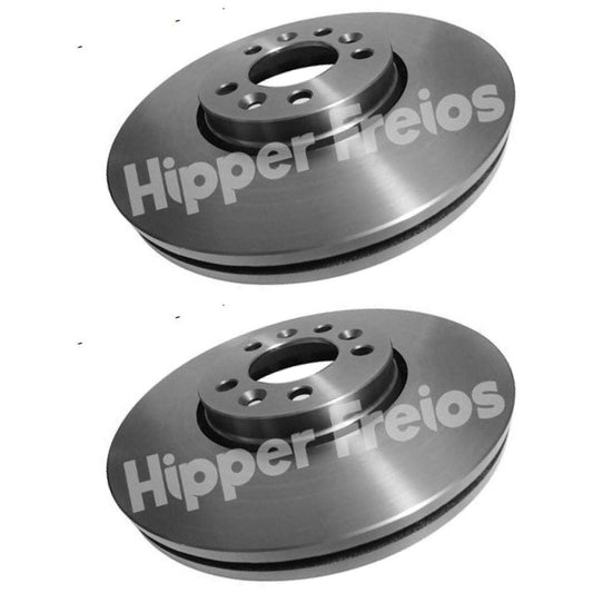 Par Disco Freio Dianteiro - Hipper Freios - HF 752A - (1)