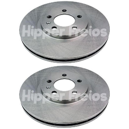Par Disco Freio Dianteiro - Hipper Freios - HF 81A - (1)