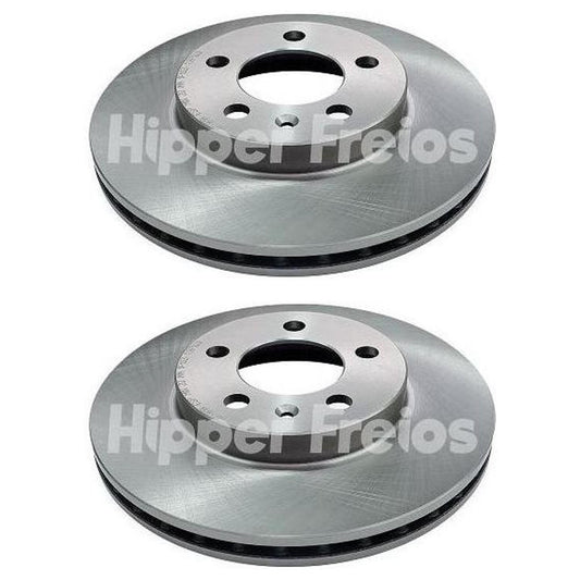 Par Disco Freio Dianteiro - Hipper Freios - HF 81B - (1)