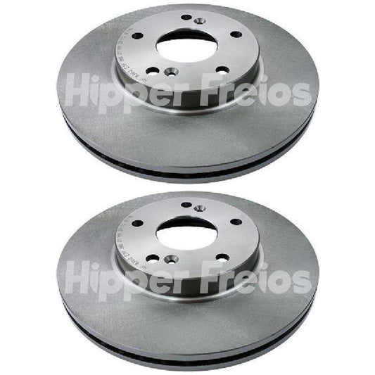 Par Disco Freio Dianteiro - Hipper Freios - HF 836D - (1)