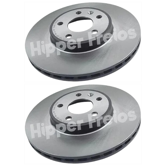 Par Disco Freio Dianteiro - Hipper Freios - HF 85G - (1)
