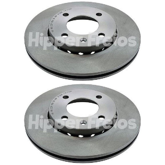 Par Disco Freio Dianteiro - Hipper Freios - HF 86 - (1)