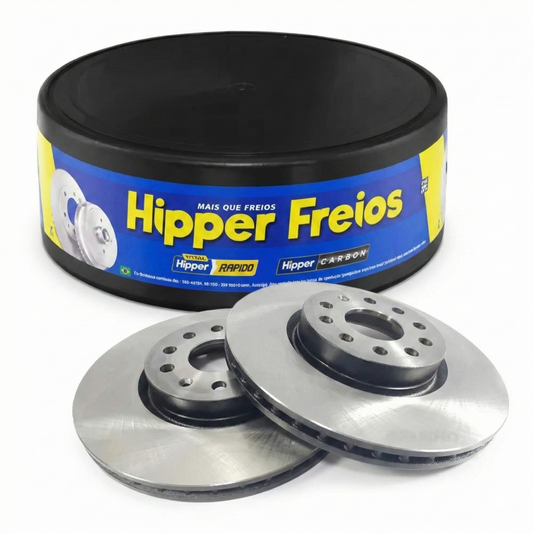 Par Disco Freio Dianteiro - Hipper Freios - HF 88A - (1)
