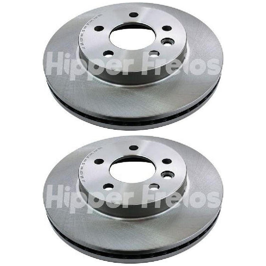 Par Disco Freio Dianteiro - Hipper Freios - HF 90 - (1)