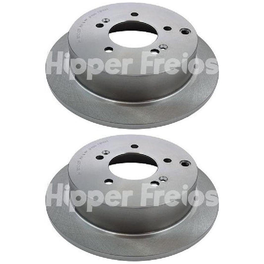 Par Disco Freio Traseiro - Hipper Freios - HF 325C - (1)