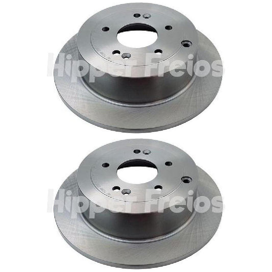 Par Disco Freio Traseiro - Hipper Freios - HF 329B - (1)