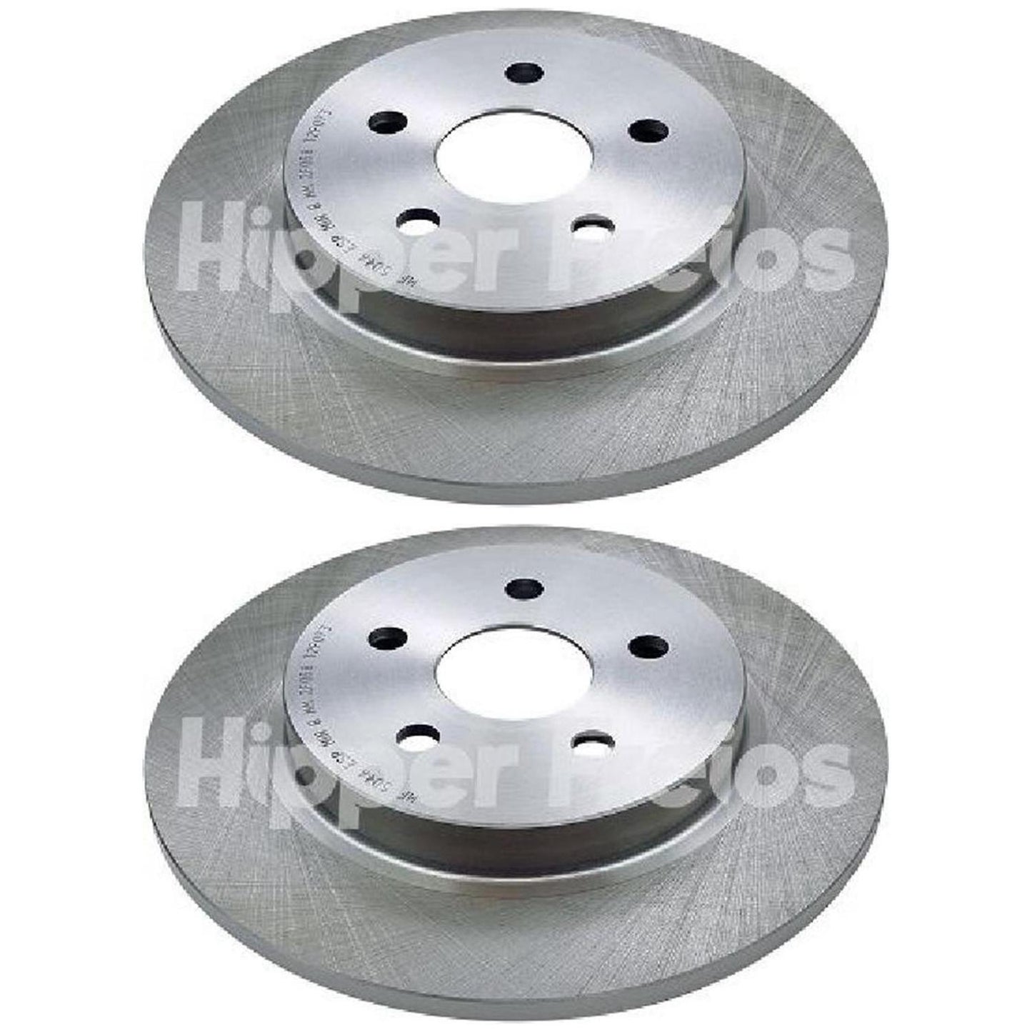 Par Disco de Freio Traseiro para Toyota Corolla - Hipper Freios - HF 504A - (2)