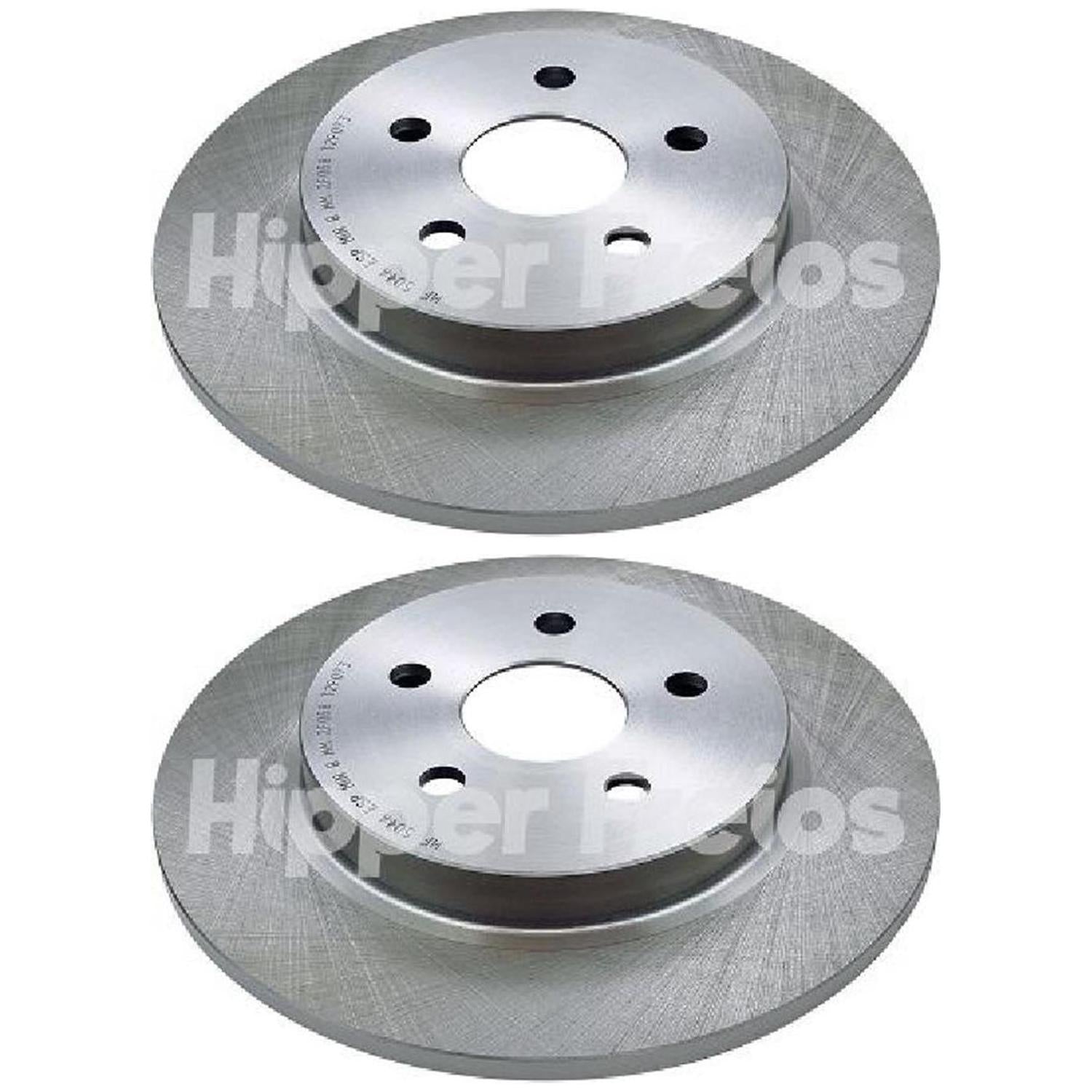Par Disco de Freio Traseiro para Toyota Corolla - Hipper Freios - HF 504A - (2)