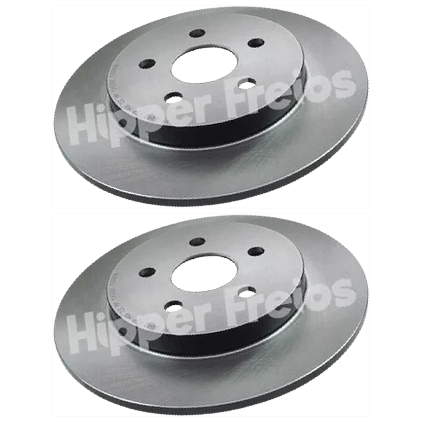Par Disco Freio Traseiro - Hipper Freios - HF 504D - (1)
