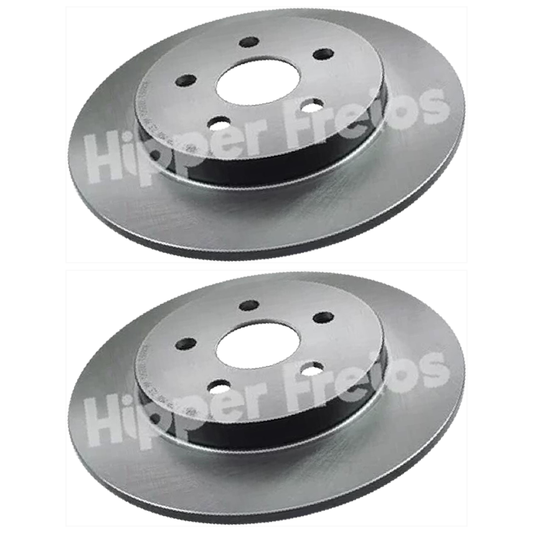 Par Disco Freio Traseiro - Hipper Freios - HF 504D - (1)