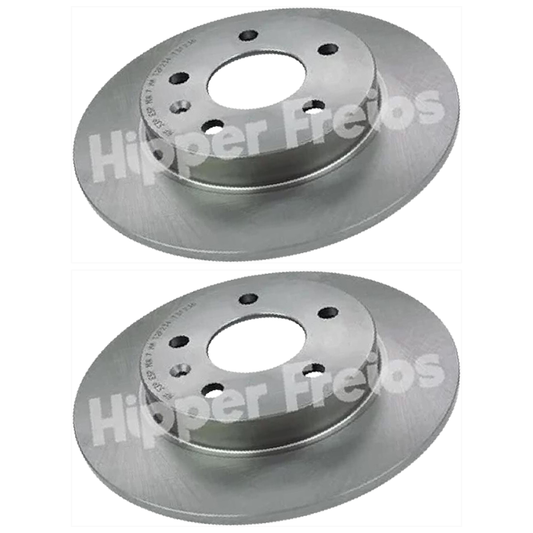 Par Disco Freio Traseiro - Hipper Freios - HF 53P - (1)