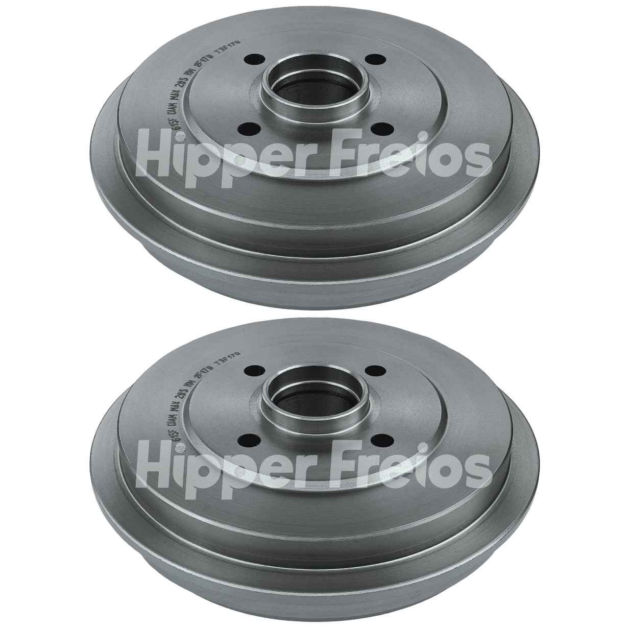 Par Disco Freio Traseiro - Hipper Freios - HF 808F - (1)