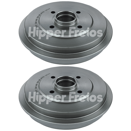 Par Disco Freio Traseiro - Hipper Freios - HF 808F - (1)