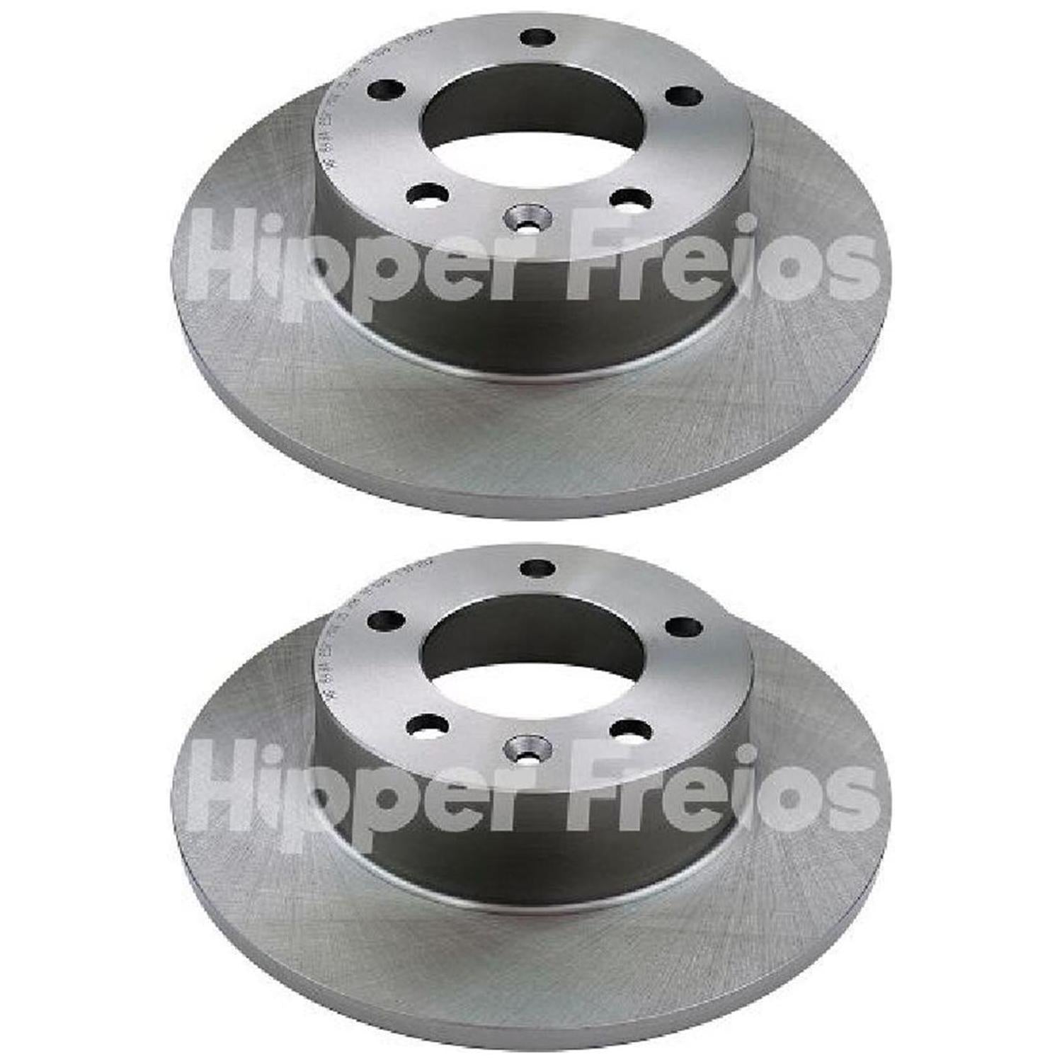 Par Disco Freio Traseiro - Hipper Freios - HF 843A - (1)