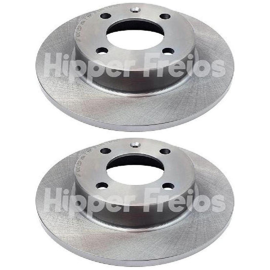 Par Disco Freio Traseiro - Hipper Freios - HF 87C - (1)