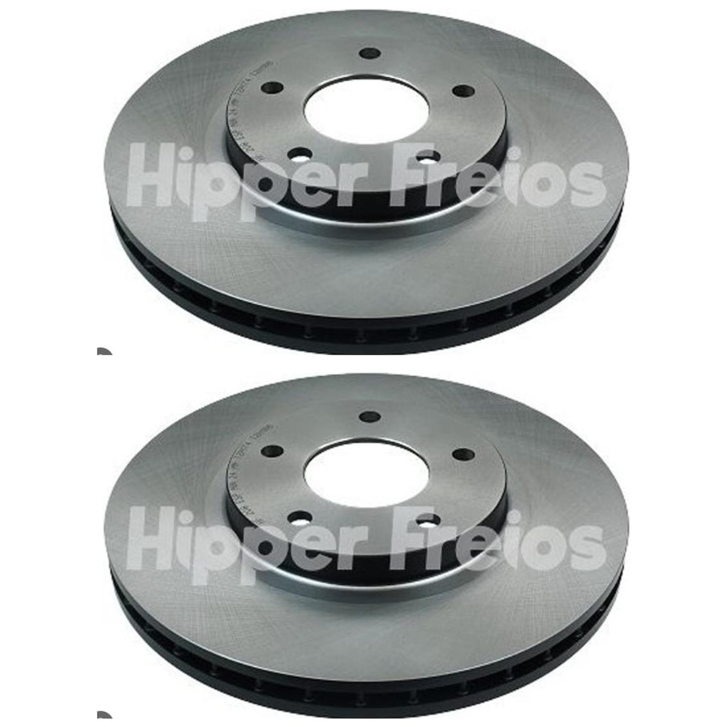 Par Disco Freio Traseiro - Hipper Freios - HF 208B - (1)