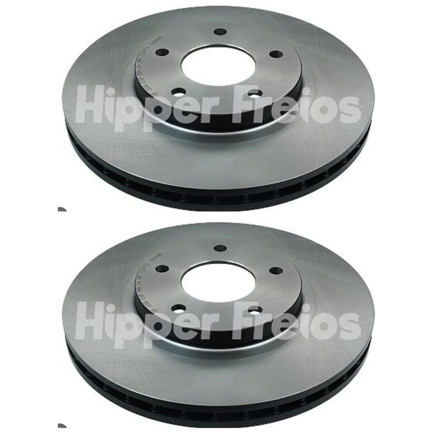 Par Disco Freio Traseiro - Hipper Freios - HF 208B - (1)