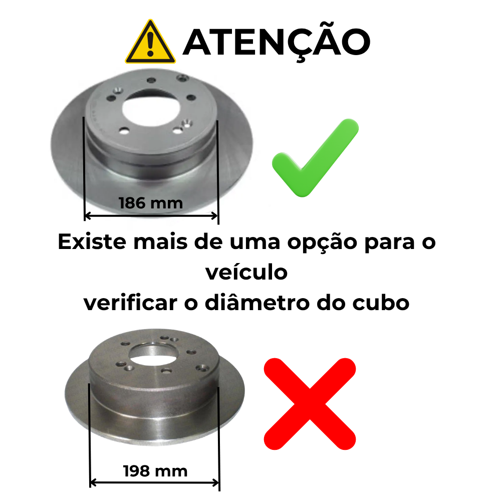 Par Disco Freio Traseiro - Hipper Freios - HF 325R - (2)